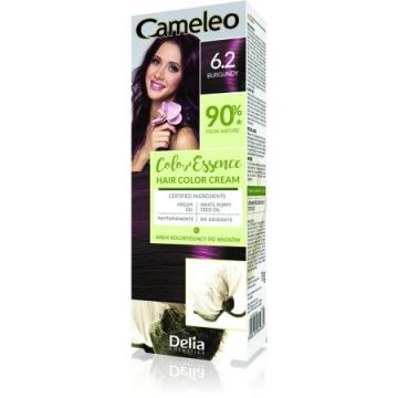 Vopsea de par Cameleo Color Essence 6.2 Burgundy, 75g, Delia Cosmetics