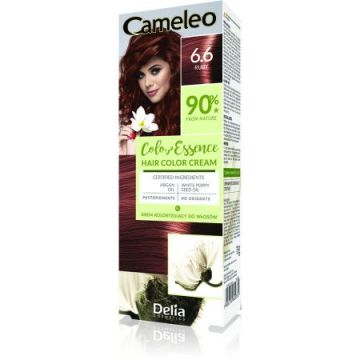 Vopsea de par Cameleo Color Essence 6.6 Ruby, 75g, Delia Cosmetics