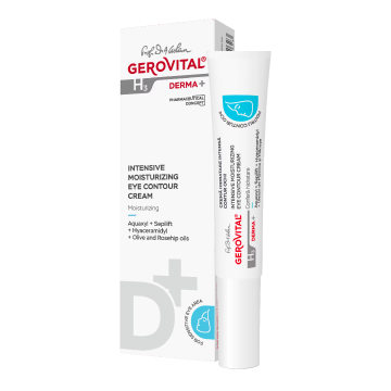 Crema conturi ochi pentru hidratare intensa H3 Derma+, 15 ml, Gerovital