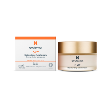 Crema hidratanta pentru fata C-Vit, 50ml, Sesderma