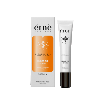 Crema iluminatoare pentru ochi cu Vitamina C si Colagen, 15ml, Erne