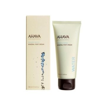 Crema pentru picioare pe baza de minerale Deadsea Water, 100 ml, Ahava
