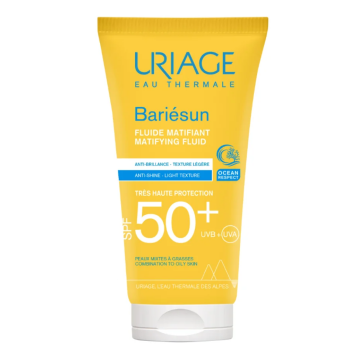 Fluid hidratant cu SPF50+ Bariesun Mat, 50 ml, Uriage