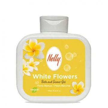 Gel de dus cu aroma de flori albe, 750ml, Nelly