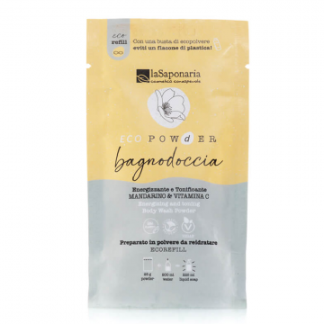 Gel de dus pudra energizant, 25g, La Saponaria