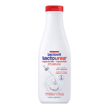Gel de dus reparator, Lactourea, 600 ml, Lactovit
