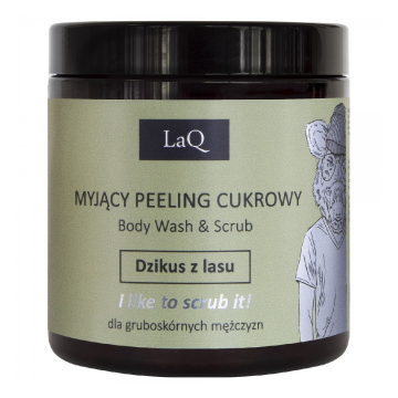 Gel de dus si peeling pentru barbati Wild Boar, 220g, LaQ