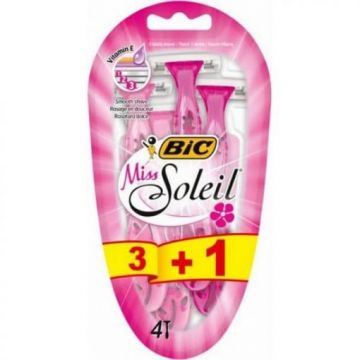 Pachet Aparat de ras Miss Soleil, 4 bucati, BIC