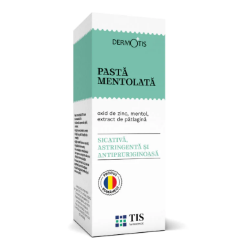 Pasta mentolata Dermotis, 50 ml, Tis Farmaceutic