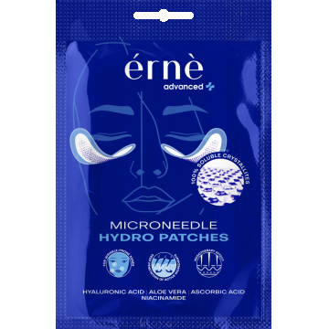 Plasturi faciali hidratanti cu microace pentru piele deshidratata, 2 bucati, Erne