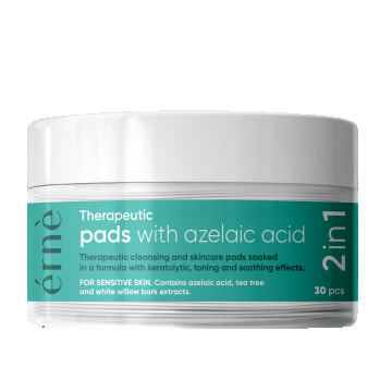 Plasturi faciali terapeutici cu Acid azelaic 2 in 1 pentru ten sensibil si irirat, 30 bucati, Erne