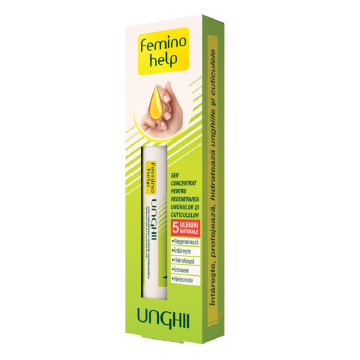 Ser concentrat pentru regenerarea unghiilor si cuticulelor Feminohelp, 2ml, Zdrovit