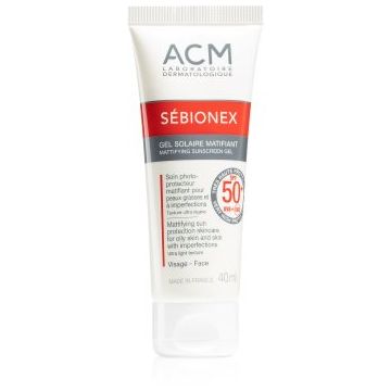 ACM Sébionex SPF 50+ gel de piele calmant