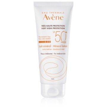Avène Sun Mineral Lotion Lapte de protecție fără chimicale și parfum SPF 50+