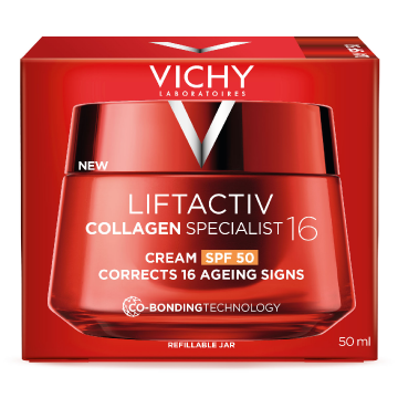 Crema antirid de zi cu SPF 50 Liftactiv Collagen Specialist 16, 50 ml, Vichy