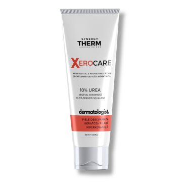 Crema cheratolitica si hidratanta cu 10% uree Xerocare Dermatologist, 250 ml, Synergy Therm