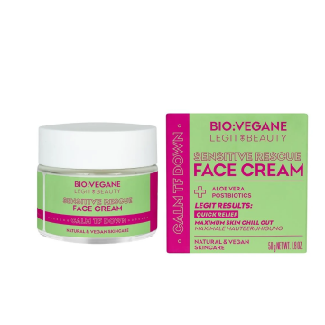 Crema de fata pentru ten sensibil, Calm TF Down, 50ml, Bio:Vegane Legit Beauty