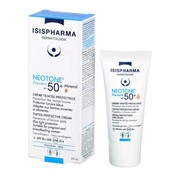 Crema depigmentanta SPF50+, Medium, Neotone Radiance, 30 ml, IsisPharm
