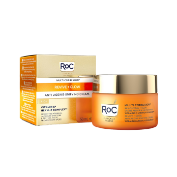 Crema uniformizanta anti-age cu vitamina C Multi Correxion Revive + Glow, 50ml, RoC Skincare