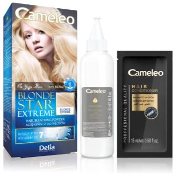 Delia Cosmetics Cameleo Blonde Star Extreme pudra decoloranta cu keratina
