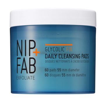 Dischete exfoliante Glycolic Fix, 60 bucati, NIP+FAB