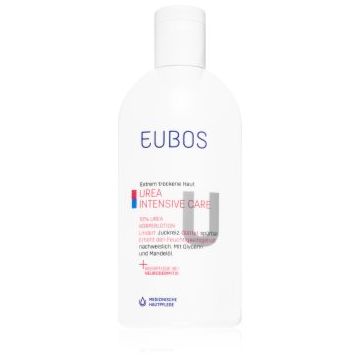 Eubos Dry Skin Urea 10% lotiune de corp hranitoare pentru piele uscata, actionand impotriva senzatiei de mancarime