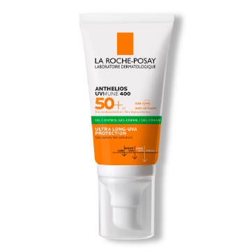 Gel-Crema cu protectie solara SPF 50+ Anthelios UV-MUNE 400 Oil Control, 50ml, La Roche-Posay