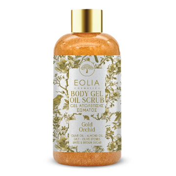 Gel de dus scrub pentru corp, Gold Orhid, 250ml, Eolia