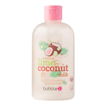 Gel de dus si baie cu aroma de cocos si lime, 500ml, Bubble T