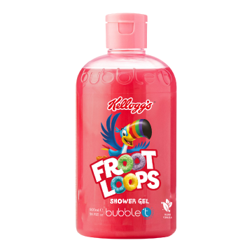 Gel de dus si baie, Kellogg’s Fruit Loops, 500ml, Bubble T