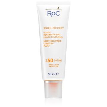 RoC Soleil Protect High Tolerance Comfort Fluid fluid pentru fata cu protectie solara SPF 50