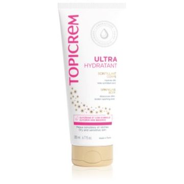 Topicrem UH BODY Ultra-Moisturizing Sparkling Body lapte de corp intens hidratant cu particule stralucitoare