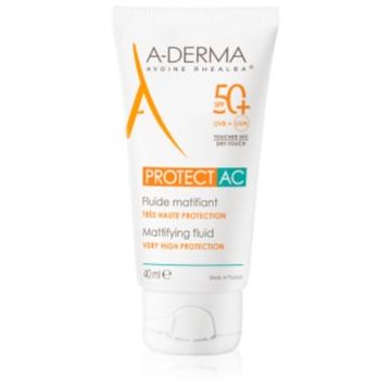 A-Derma Protect AC Mattifying Fluid fluid matifiant SPF 50+