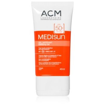 ACM Medisun crema pentru fata, protectoare si matifianta SPF 50+