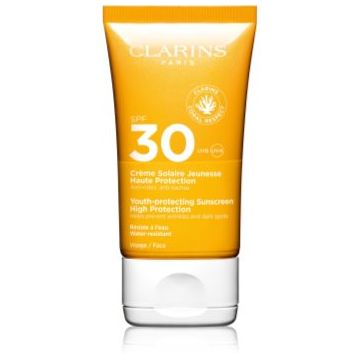 Clarins Youth-Protecting Sunscreen High Protection crema de soare pentru fata SPF 30