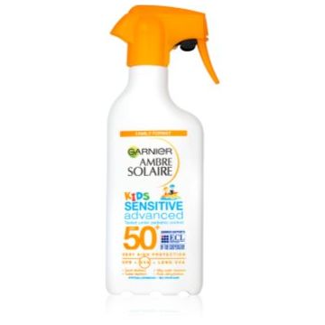 Garnier Ambre Solaire Sensitive Advanced spray protector pentru copii SPF 50+