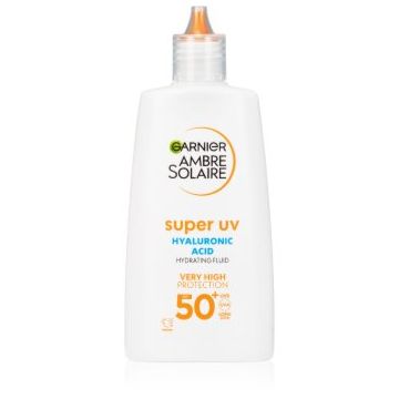 Garnier Ambre Solaire Super UV Hyaluronic Acid fluid protecție cu efect de hidratare