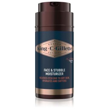 Gillette King C. Face & Stubble Moisturizer cremă hidratantă pentru față și barbă pentru barbati