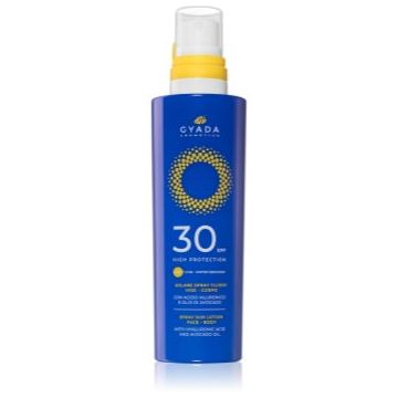 Gyada Cosmetics Solar High Protection crema de protectie pentru fata si corp SPF 30