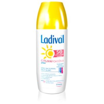 Ladival Sensitive Plus spray de protecție transparent împotriva îmbătrânirii pielii pentru pielea sensibilă
