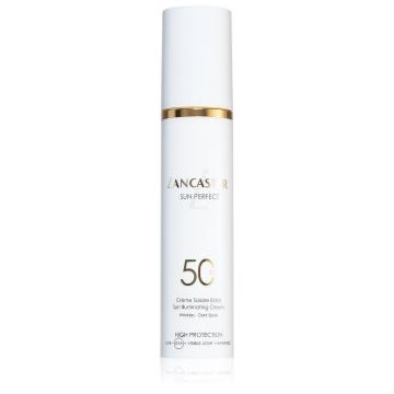 Lancaster Sun Perfect Sun Illuminating Cream SPF 50 crema de zi radianta pentru riduri si pete