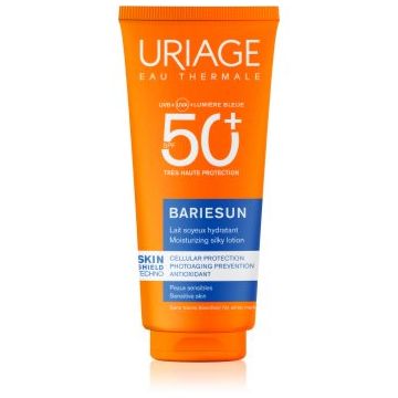 Uriage Bariésun Silky Lotion SPF 50+ lapte de protectie pentru fata si corp SPF 50+