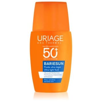 Uriage Bariésun Ultra-Light Fluid SPF 50+ fluid cu o consistenta usoara SPF 50+