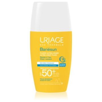 Uriage Bariésun Ultra-Light Fluid SPF 50+ fluid cu o consistenta usoara SPF 50+