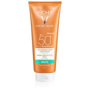 Vichy Capital Soleil lapte de protectie pentru fata si corp SPF 50+