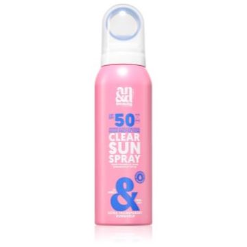 A.N.D. Beauty Clear Sun Spray Spray protector invizibil SPF 50