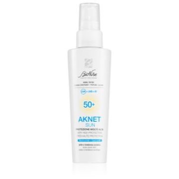 BioNike Aknet Sun crema protectoare pentru fata pentru ten acneic