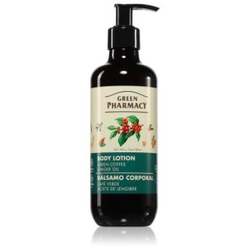Green Pharmacy Green coffee & Ginger Oil Body Lotion lotiune de corp pentru fermitate