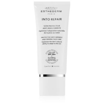 Institut Esthederm Into Repair Protective And Anti-Wrinkle Creme SPF 50+ cremă de față protectoare pentru intoleranța la soare SPF 50+