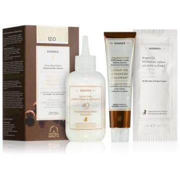 Korres Argan Oil Culoare permanenta pentru par cu ulei de argan